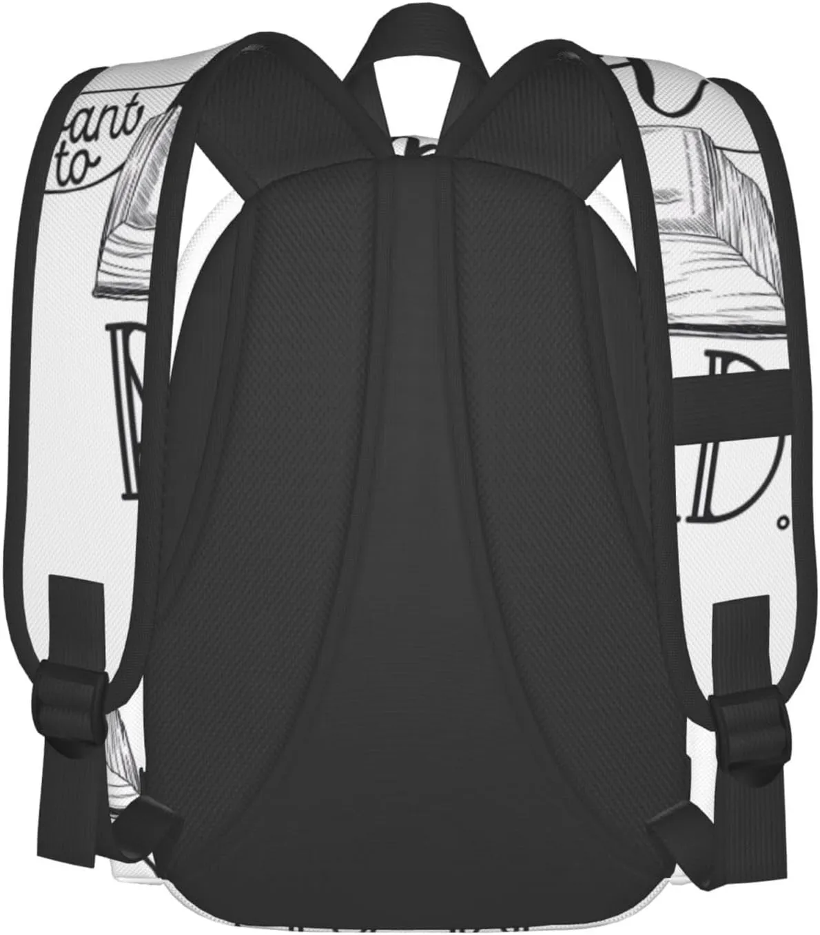 I Just Want To Read Laptop Backpack Shoulder Bag Laptop Pack Travel Backpacks Commuter Back Pack Casual Daypack Bags With Side Pockets