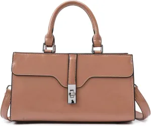 IAMUHI Women's Glossy Faux Leather Evening Handbag Clutch Purse, Small Top Handle Tote Designer Satchel Shoulder Bag Purse