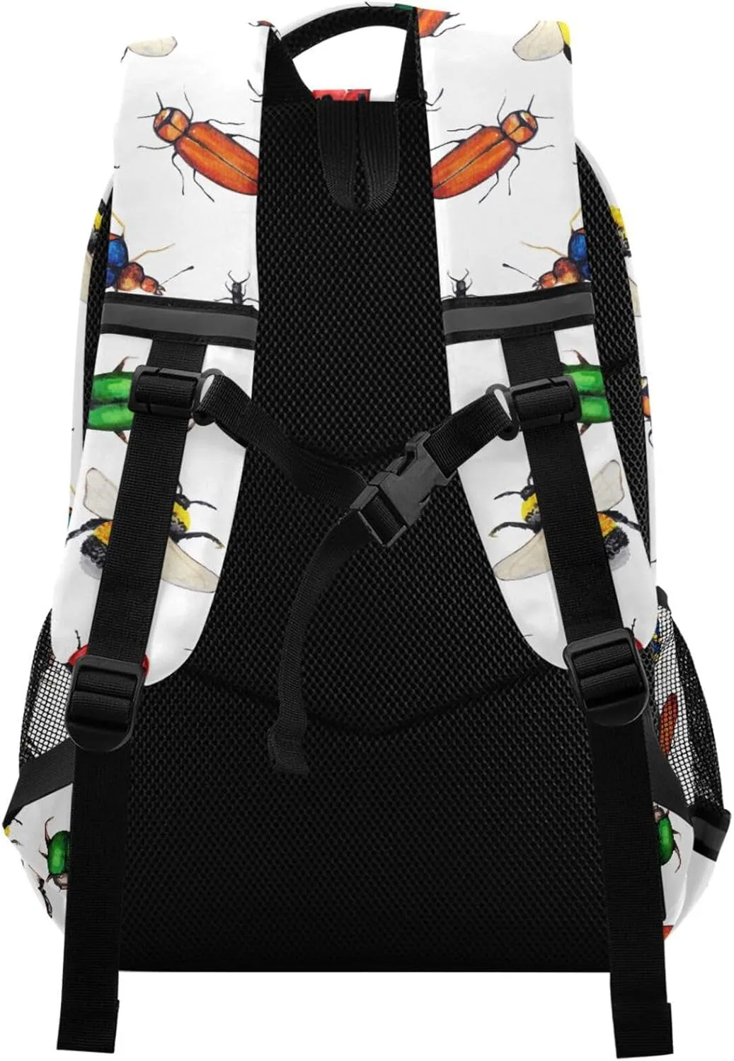 Kids Backpack for Boys Girls Bookbags Bugs School Backpack Elementary Bags Travel Daypack Lightweight Waterproof with Reflective Strip