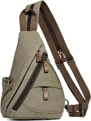 KL928 Sling Bag - Small Crossbody Backpack Shoulder Casual Daypack Rucksack for Men Women