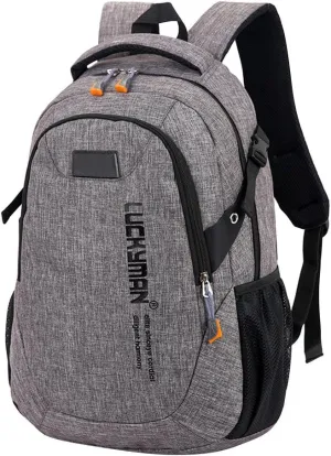 Ladies Multipurpose Design Handbag Comfortable Leather Student Backpacks Fashion Soft Leather Outdoor Backpack(Grey)
