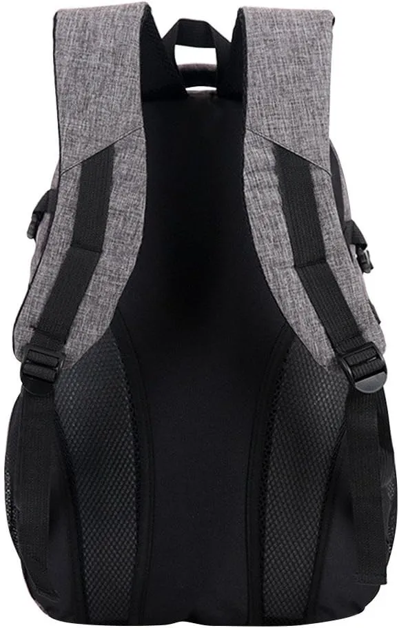 Ladies Multipurpose Design Handbag Comfortable Leather Student Backpacks Fashion Soft Leather Outdoor Backpack(Grey)