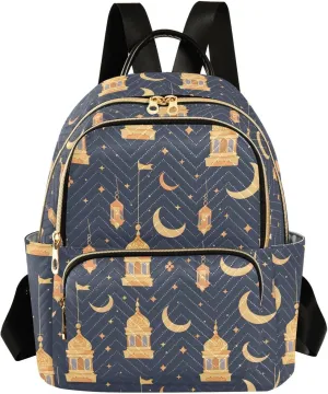 Lamps Moon Backpack Purse for Women Shoulder Bag Fashion Daypack Ladies Handbag Lightweight Travel Bag Rucksack
