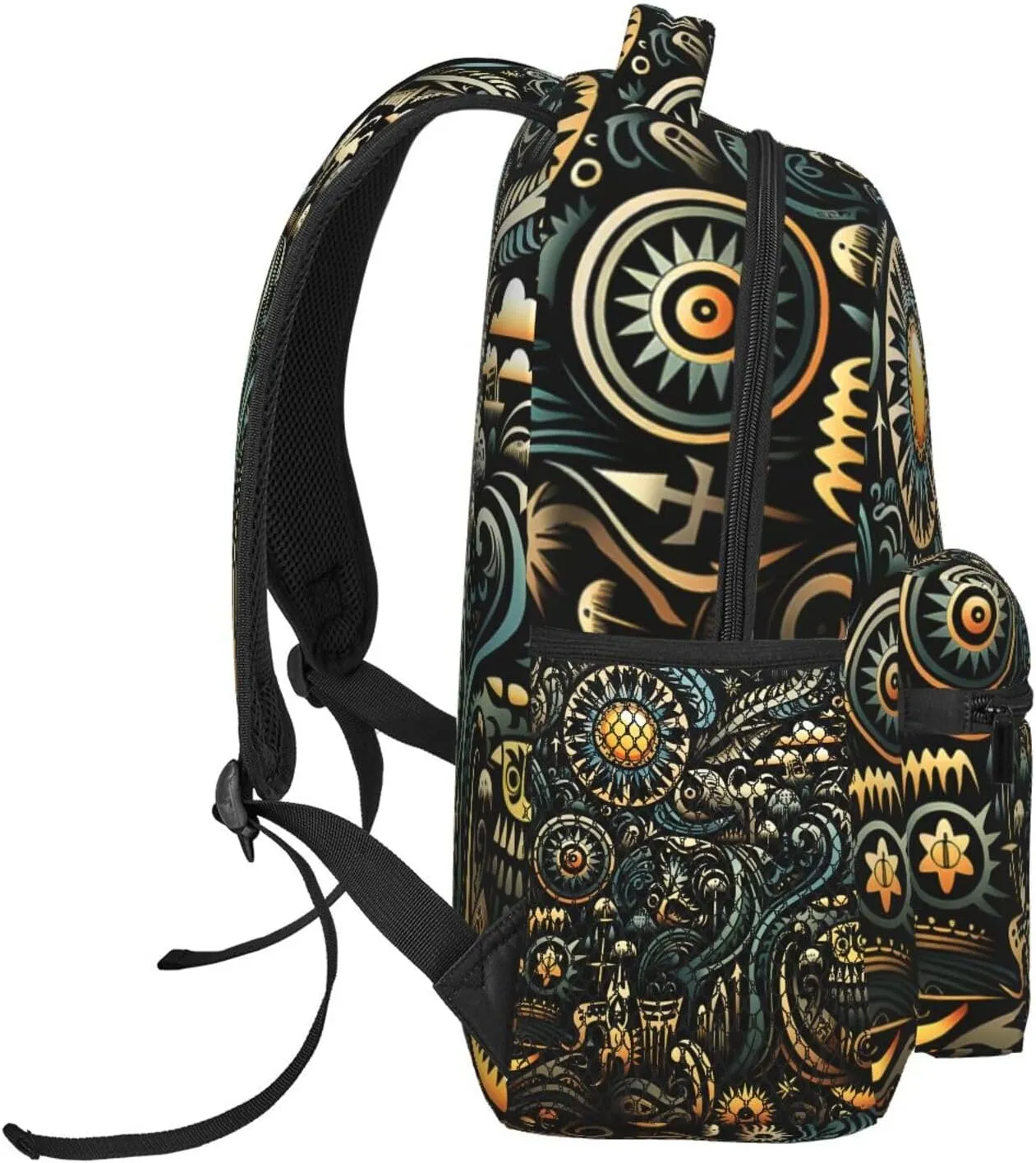 Laptop Backpack for Men Women Lightweight Travel Daypack Complex Graphics Backpack Rucksack for Work