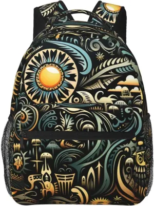 Laptop Backpack for Men Women Lightweight Travel Daypack Complex Graphics Backpack Rucksack for Work