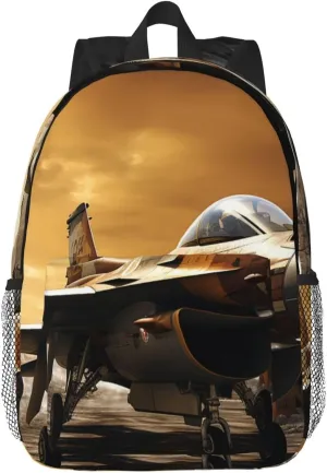 Laptop Backpack Lightweight Backpack for Men Women Daypack Falcon Fighter Laptop Bag Casual Backpack for Travel