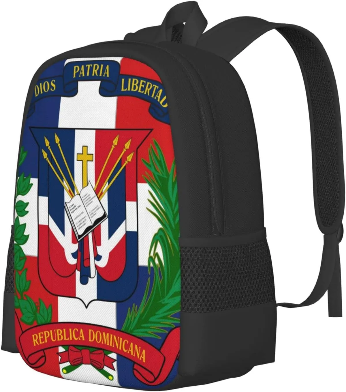 Large Capacity Rucksack, for Dominican Republic Flag Anti-Theft Multipurpose Bookbag, Daypack Backpack, Travel Hiking & Camping Rucksack, Laptop Backpack