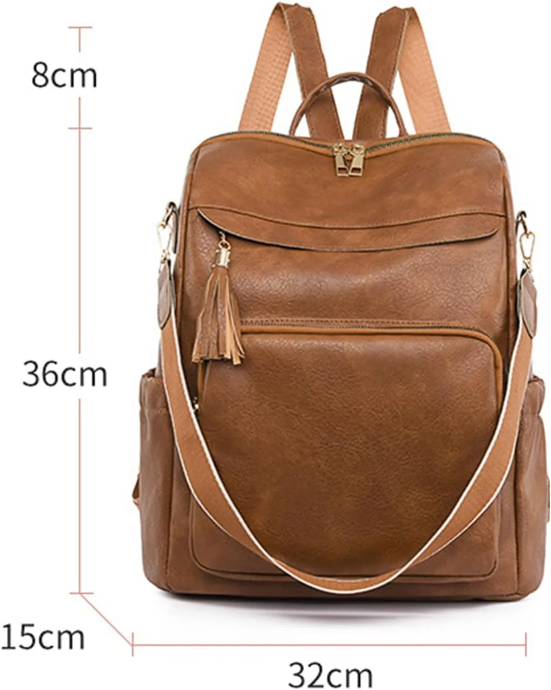 Leather Handbags for Women Waterproof Stylish Daypack Purses Shoulder Bags Fashion Soft Leather Outdoor Backpack