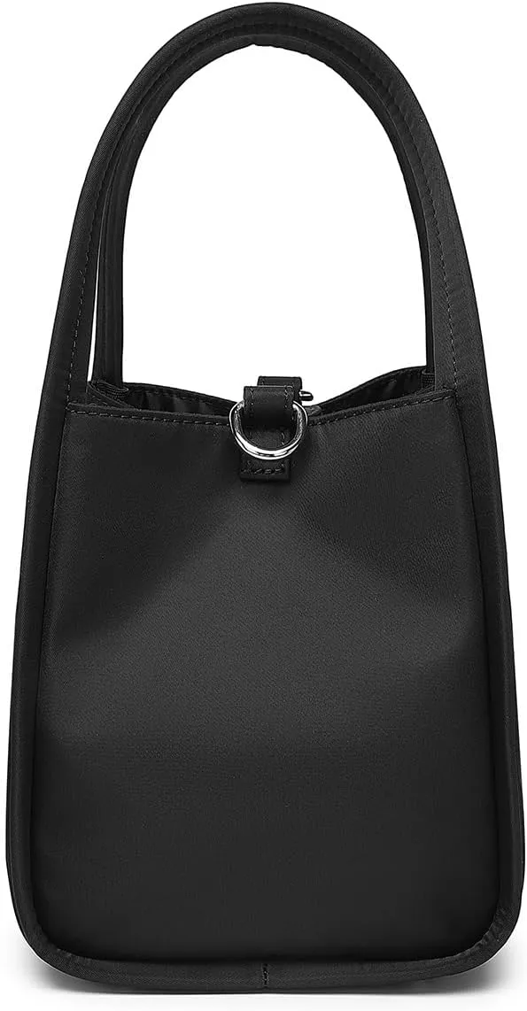 Leather Tote Bag Slouchy Handbag with Zipper Stylish for Women's