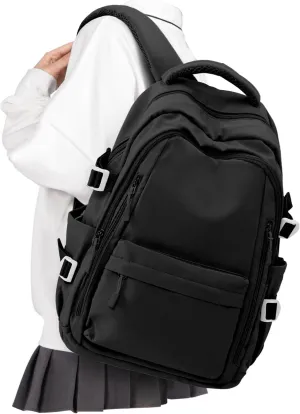Lightweight Backpack for Women, Large Laptop Travel Backpack Casual Daypack College Bag Rucksack for Men. Black