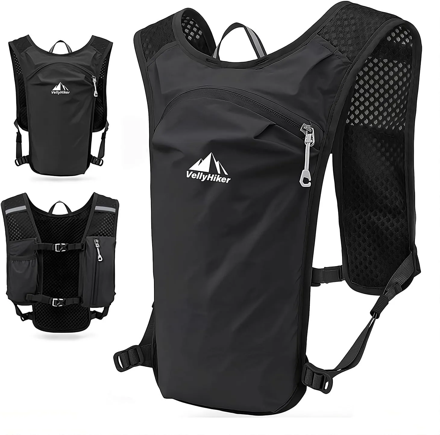 Lightweight Backpack Running Backpack for Men & Women, 6L Breathable Bike Rucksack for Cycling Hiking Outdoor Sports and Travel