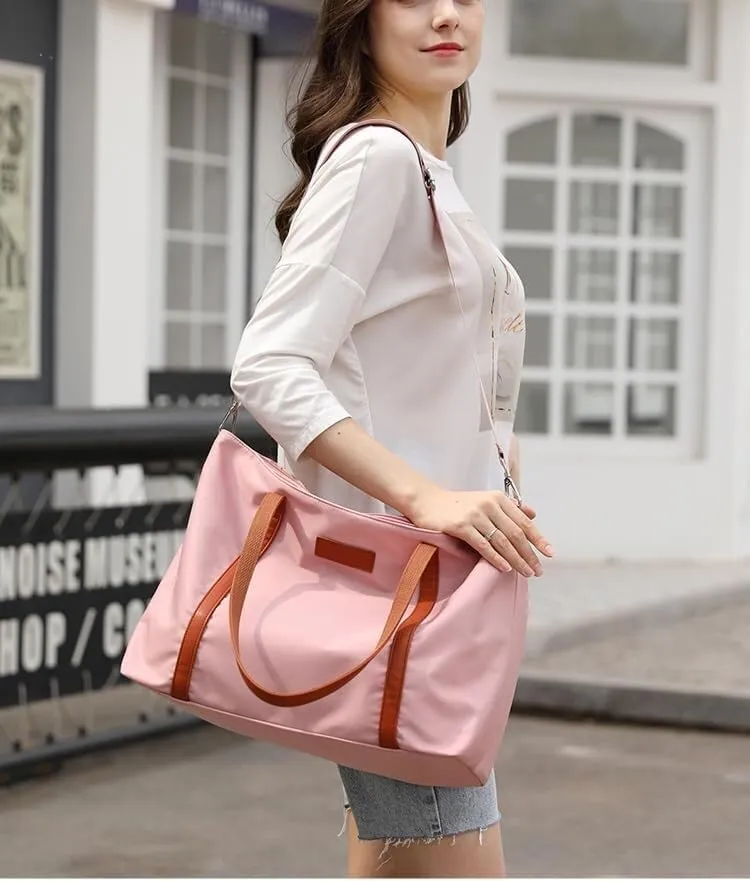 Lightweight Tote Bag for Women Womens Nylon Briefcase Laptop Tote Bag Nylon Handbag Purse Work Bags Waterproof