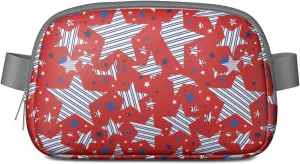 Lightweight Zipper Fanny Pack for Women – Water-Repellent Mini Everywhere Crossbody with Adjustable StrapFashion Pattern Belt Bag for Teen Girls Cute Trendy Stuff Travel Essentials waist bag.