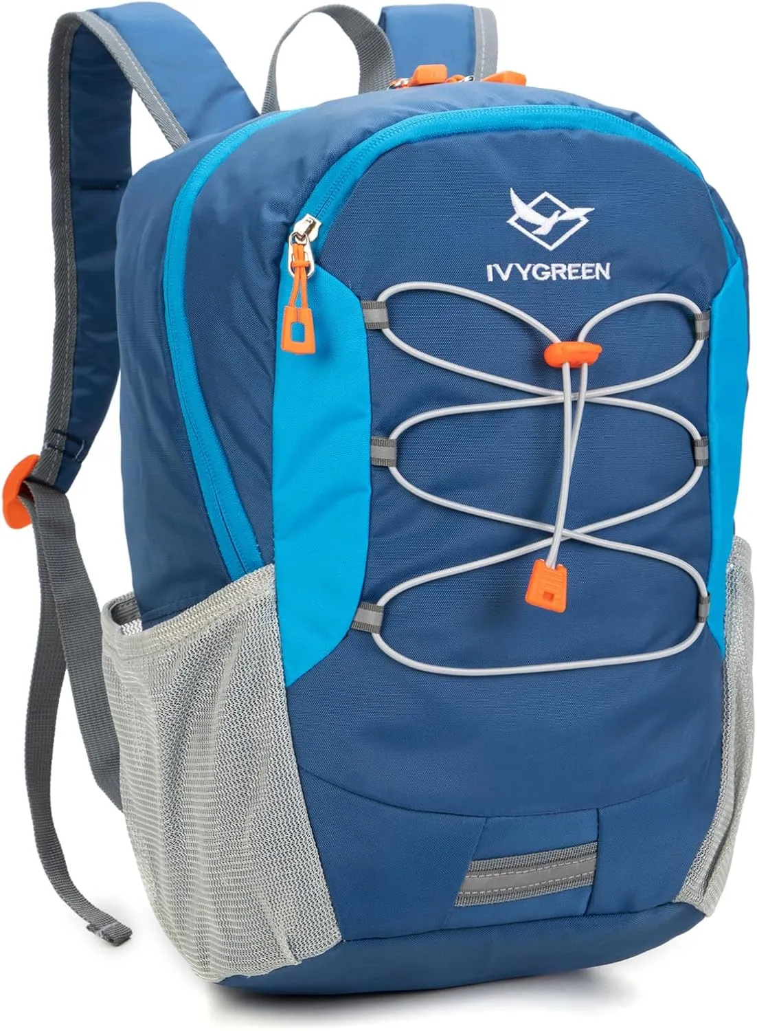 Little Kids Hiking Backpack for Boys or Girls, Small Daypack for Camping or Travel (Blue, Small)