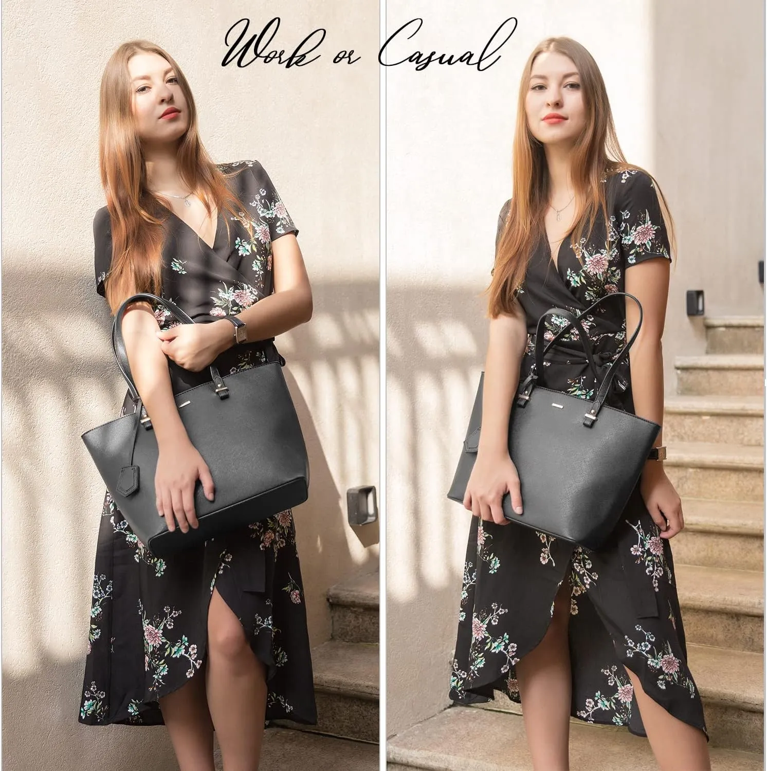 LOVEVOOK Purse for Women Fashion Tote Bag Shoulder Handbags Top Handle Satchel Bags with External Pocket