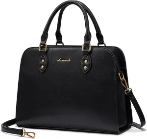 LOVEVOOK Purses and Handbags for Women, Vintage-Style Leather Top Handle Shoulder Bag Satchel Tote Crossbody Purse for Ladies