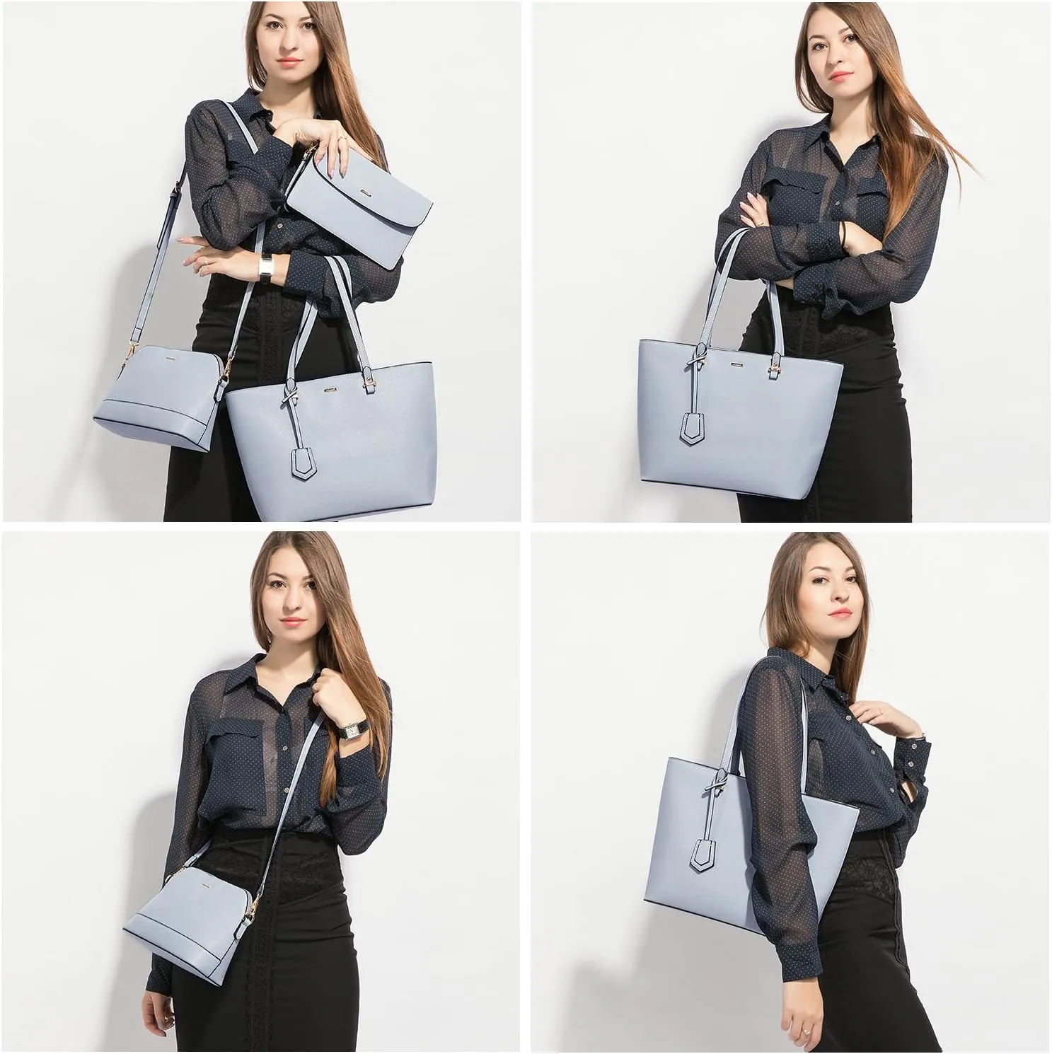 LOVEVOOK Purses for Women Fashion Handbag Set Tote Bags Shoulder Bag Top Handle Satchel Bags