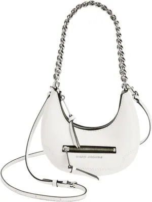 Marc Jacobs Mini Crescent Crinkle Leather Crossbody Bag