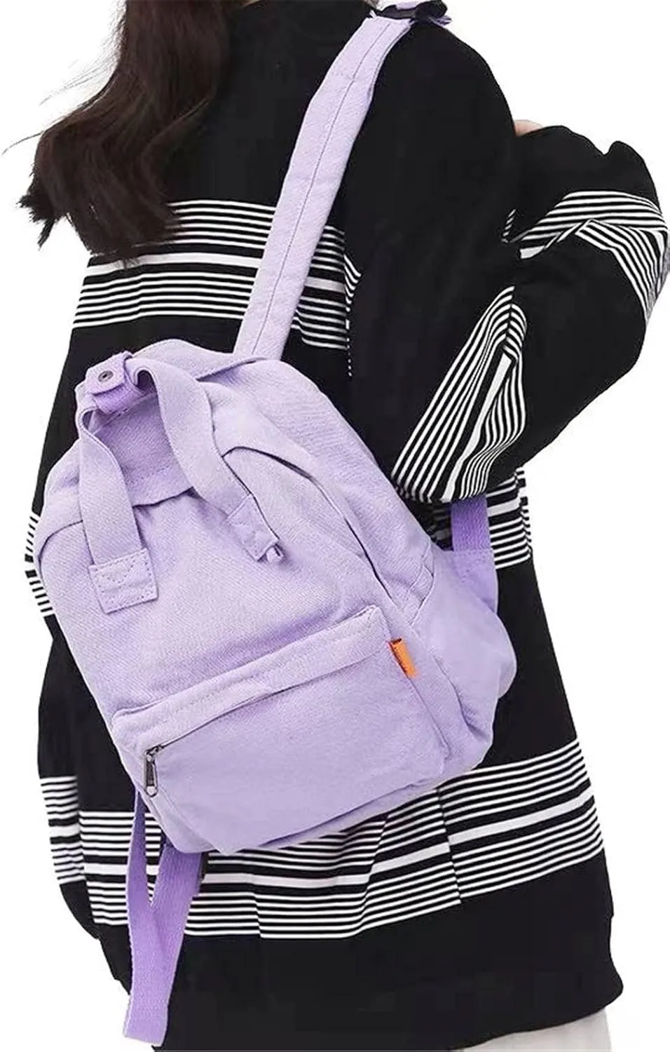 MaxxCloud Vintage Denim Laptop Backpack Casual Canvas Daypack Handbag Purse Lightweight Rucksack Shoulder Bag