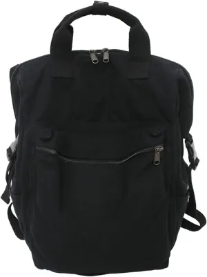 MaxxCloud Vintage Denim Laptop Backpack Casual Canvas Daypack Handbag Purse Lightweight Rucksack Shoulder Bag
