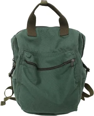 MaxxCloud Vintage Denim Laptop Backpack Casual Canvas Daypack Handbag Purse Lightweight Rucksack Shoulder Bag