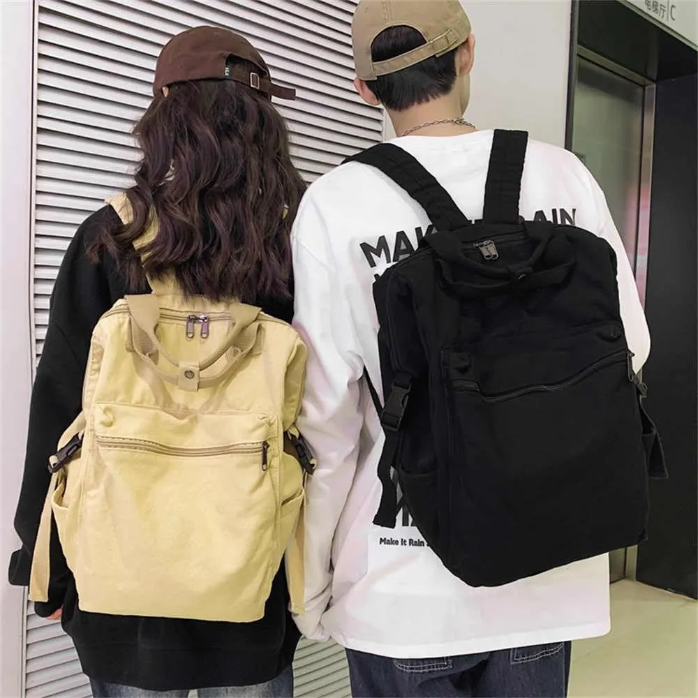 MaxxCloud Vintage Denim Laptop Backpack Casual Canvas Daypack Handbag Purse Lightweight Rucksack Shoulder Bag