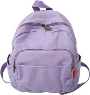MaxxCloud Vintage Denim Laptop Backpack Casual Canvas Daypack Handbag Purse Lightweight Rucksack Shoulder Bag