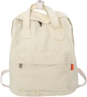 MaxxCloud Vintage Denim Laptop Backpack Casual Canvas Daypack Handbag Purse Lightweight Rucksack Shoulder Bag