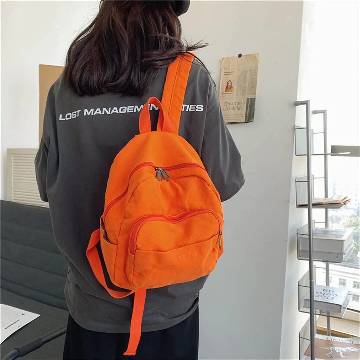 MaxxCloud Vintage Denim Laptop Backpack Casual Canvas Daypack Handbag Purse Lightweight Rucksack Shoulder Bag