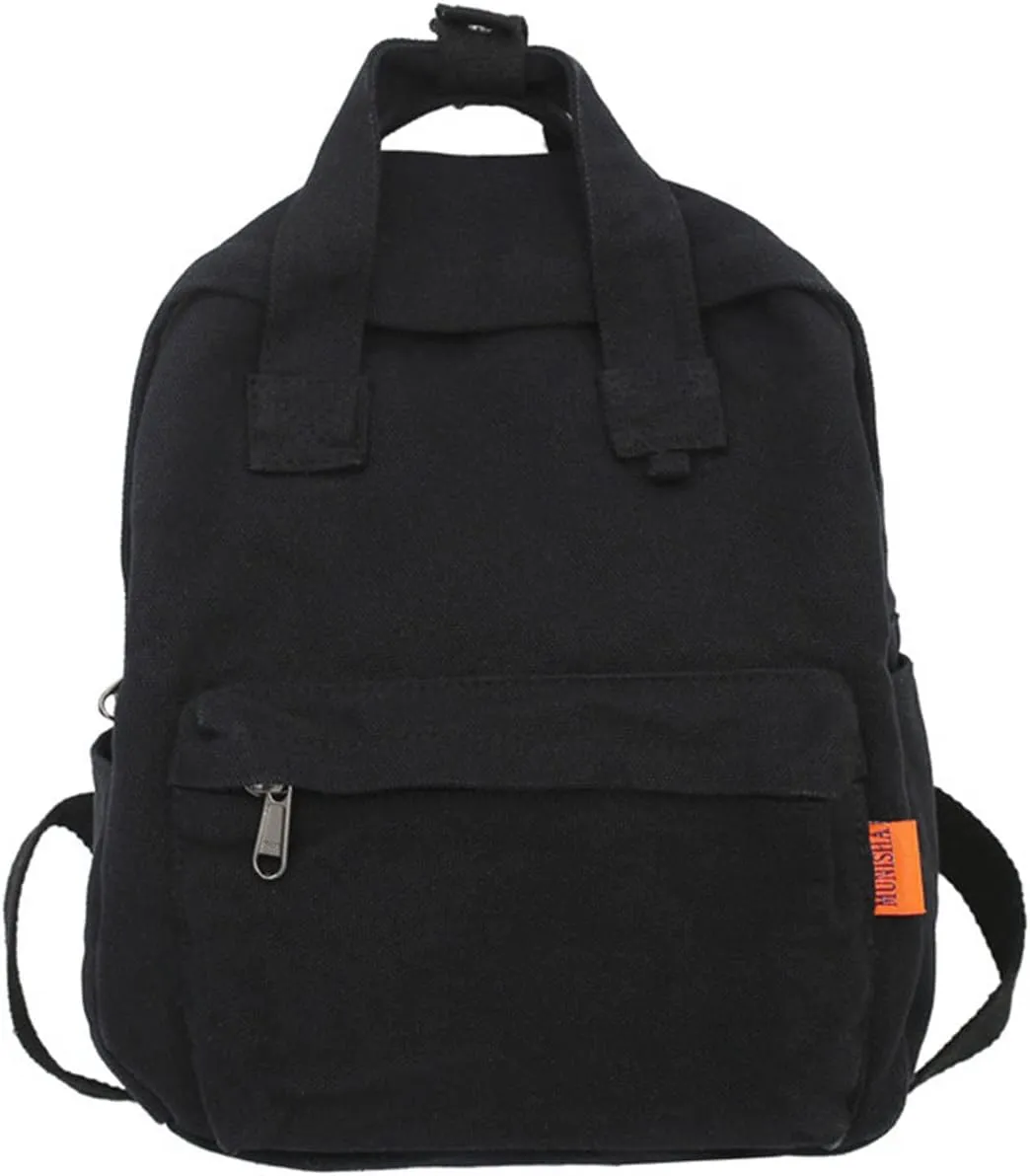 MaxxCloud Vintage Denim Laptop Backpack Casual Canvas Daypack Handbag Purse Lightweight Rucksack Shoulder Bag