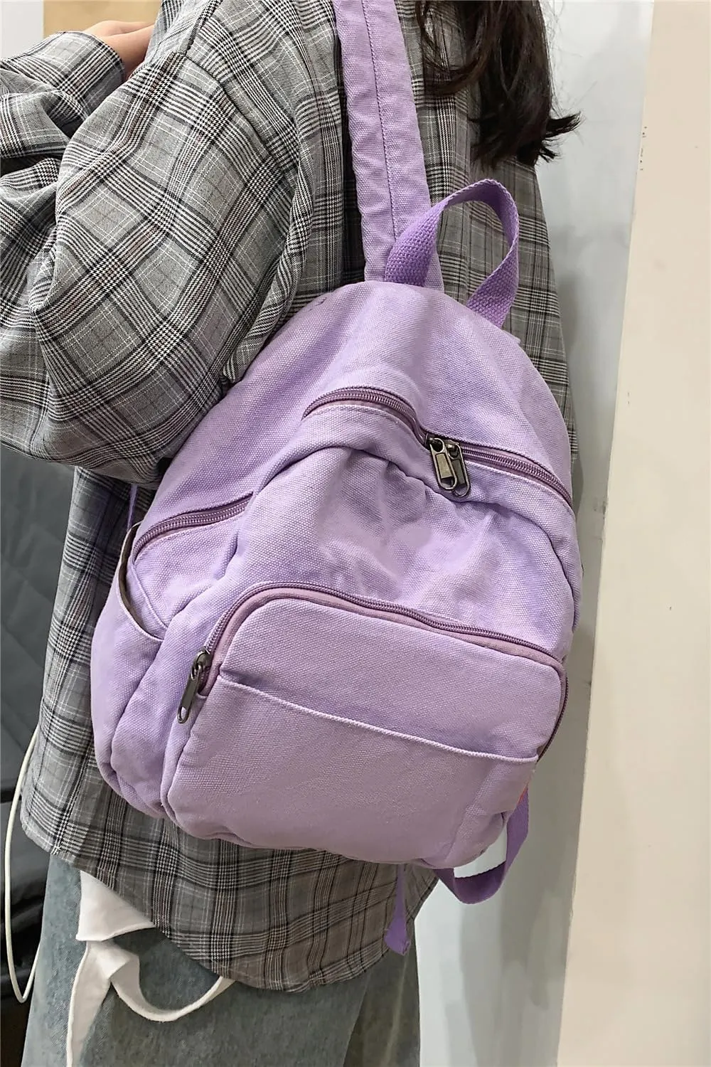 MaxxCloud Vintage Denim Laptop Backpack Casual Canvas Daypack Handbag Purse Lightweight Rucksack Shoulder Bag