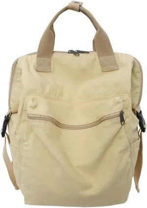 MaxxCloud Vintage Denim Laptop Backpack Casual Canvas Daypack Handbag Purse Lightweight Rucksack Shoulder Bag