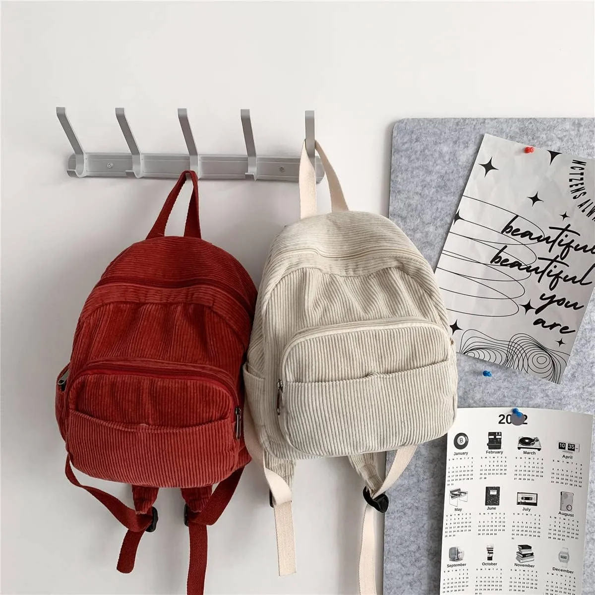 MaxxCloud Vintage Denim Laptop Backpack Casual Canvas Daypack Handbag Purse Lightweight Rucksack Shoulder Bag