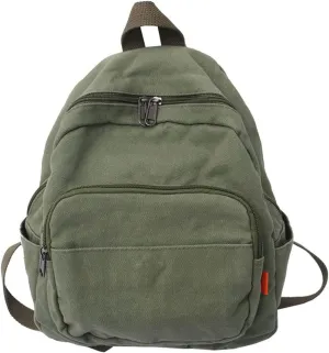MaxxCloud Vintage Denim Laptop Backpack Casual Canvas Daypack Handbag Purse Lightweight Rucksack Shoulder Bag