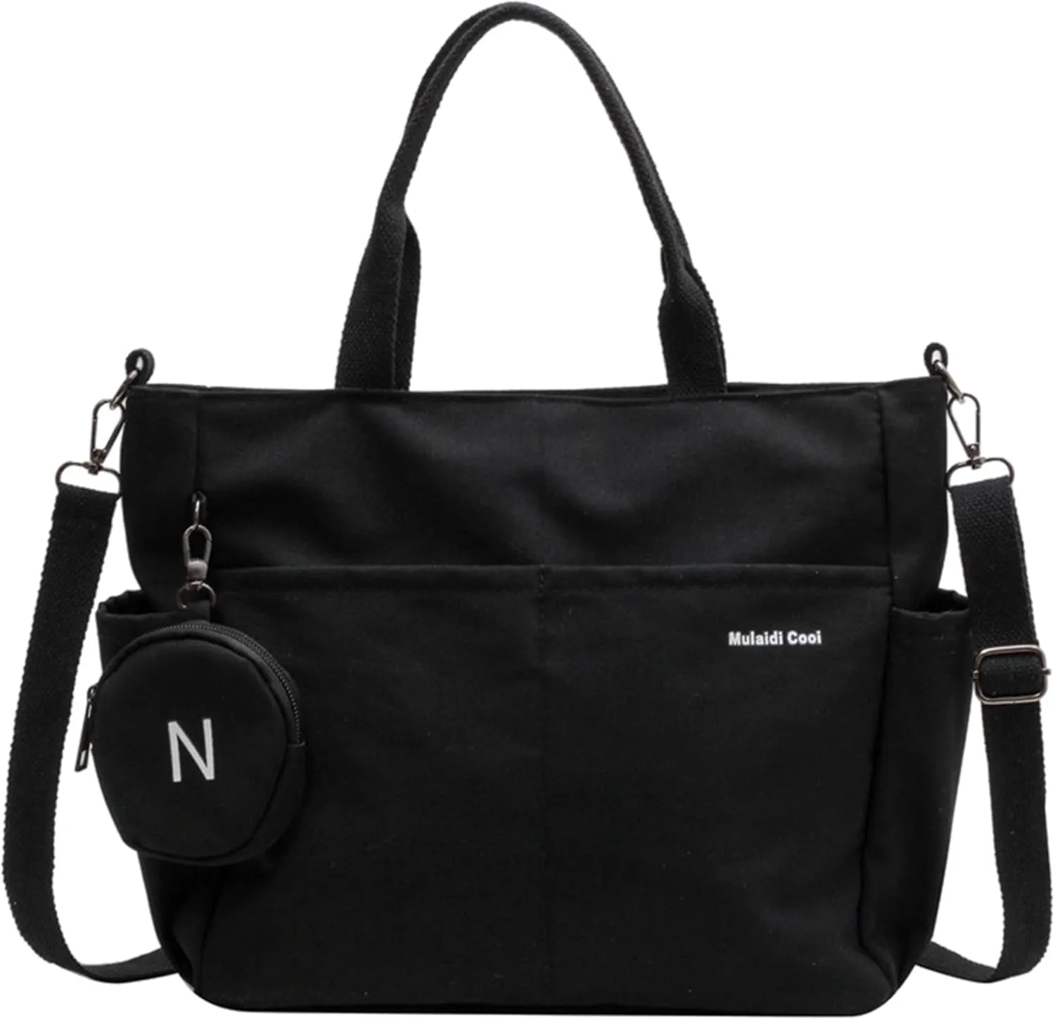 Messenger Bag Women Oxford Waterproof Shoulder Bag Preppy Style Large Capacity Tote Bags with Coin Purse