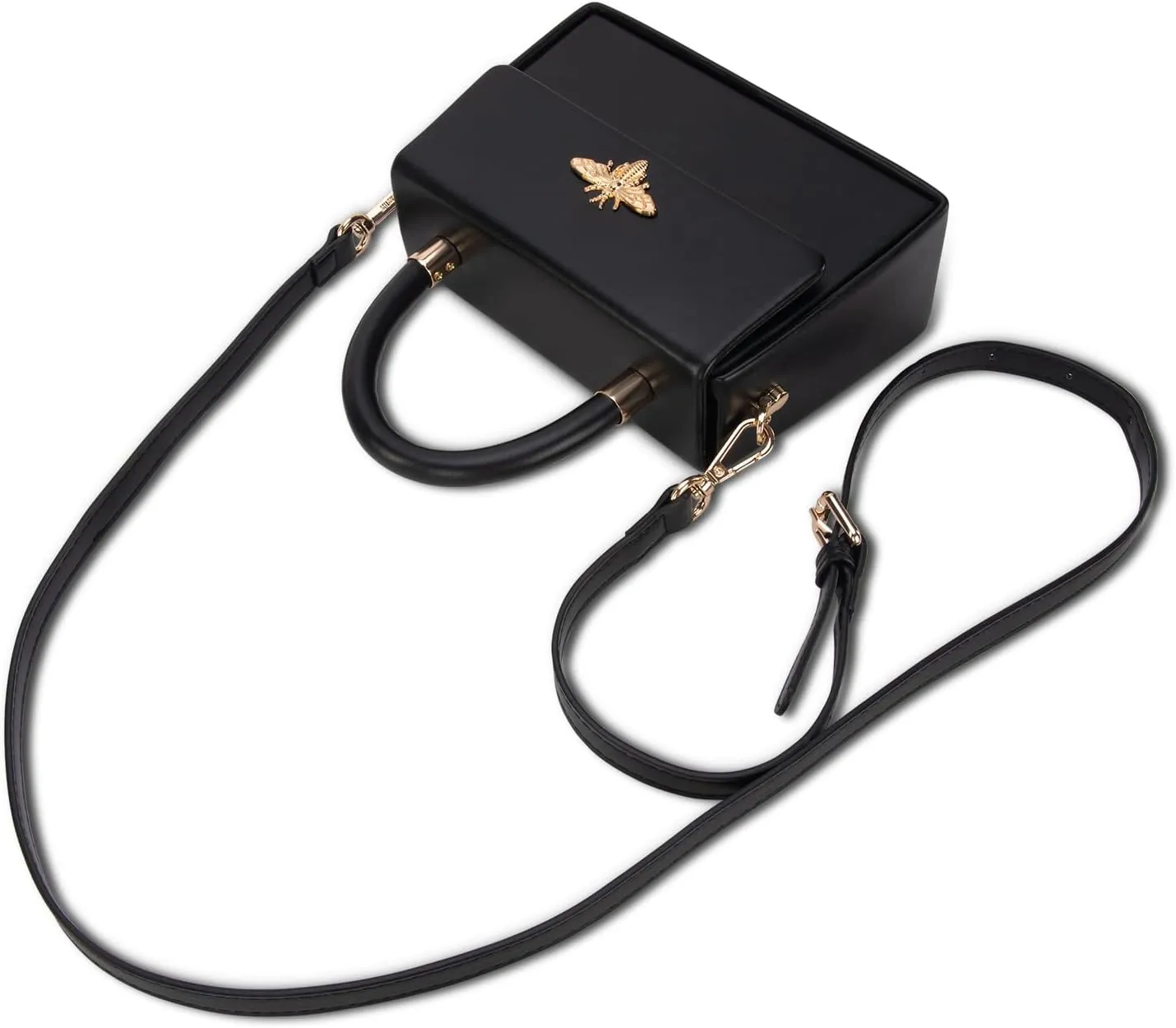 Milan Chiva Small Top Handle Purses for Women Mini Satchel Crossbody Bag Elegant Square Bag