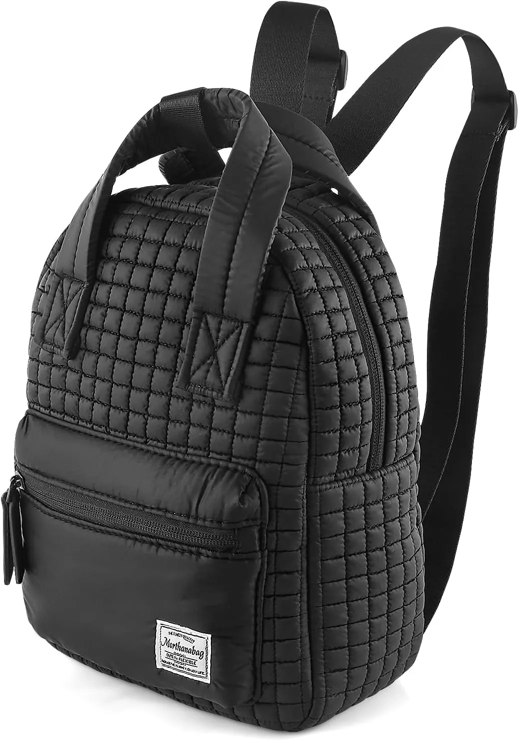 Mini Quilted Puffer Backpack for Women,Lightweight Puffy Bookbag,Small Casual Daypack for Ladies
