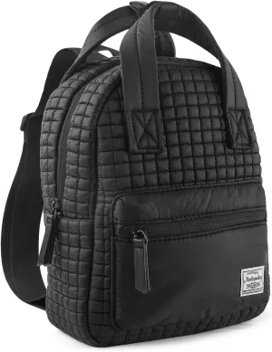 Mini Quilted Puffer Backpack for Women,Lightweight Puffy Bookbag,Small Casual Daypack for Ladies