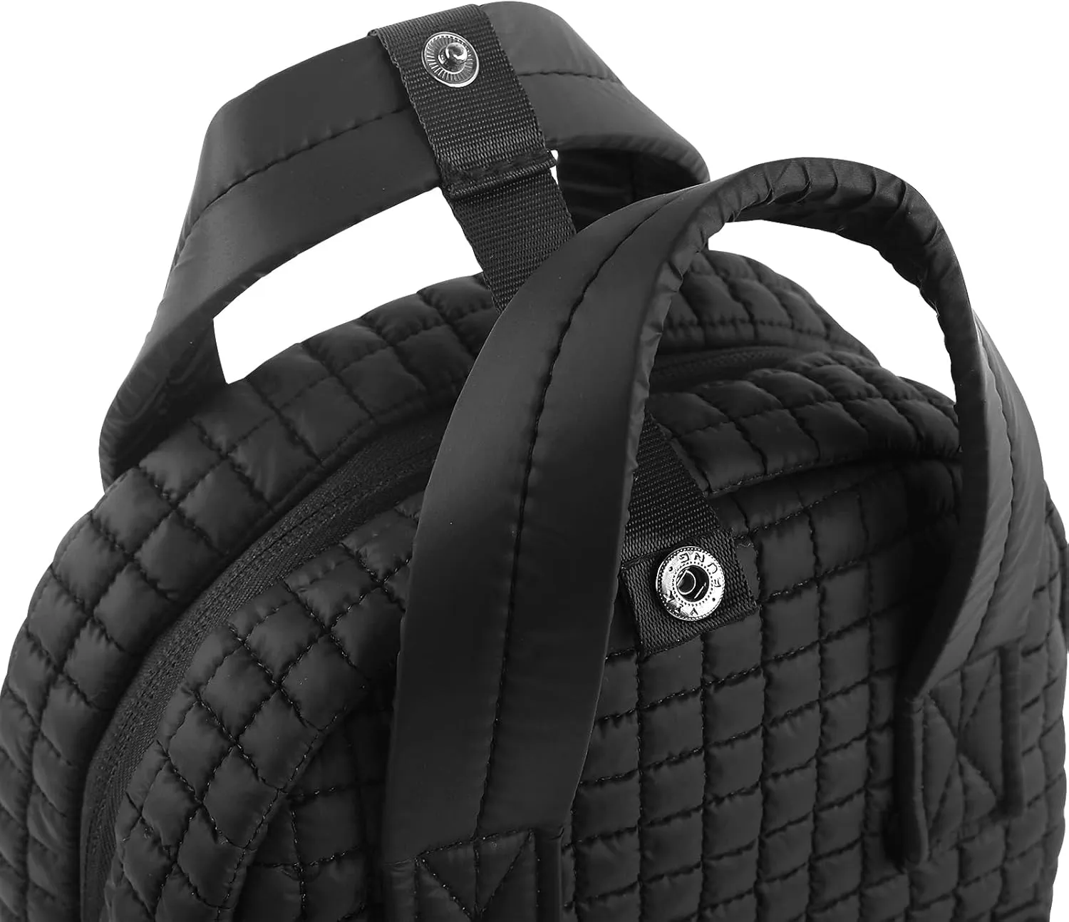 Mini Quilted Puffer Backpack for Women,Lightweight Puffy Bookbag,Small Casual Daypack for Ladies