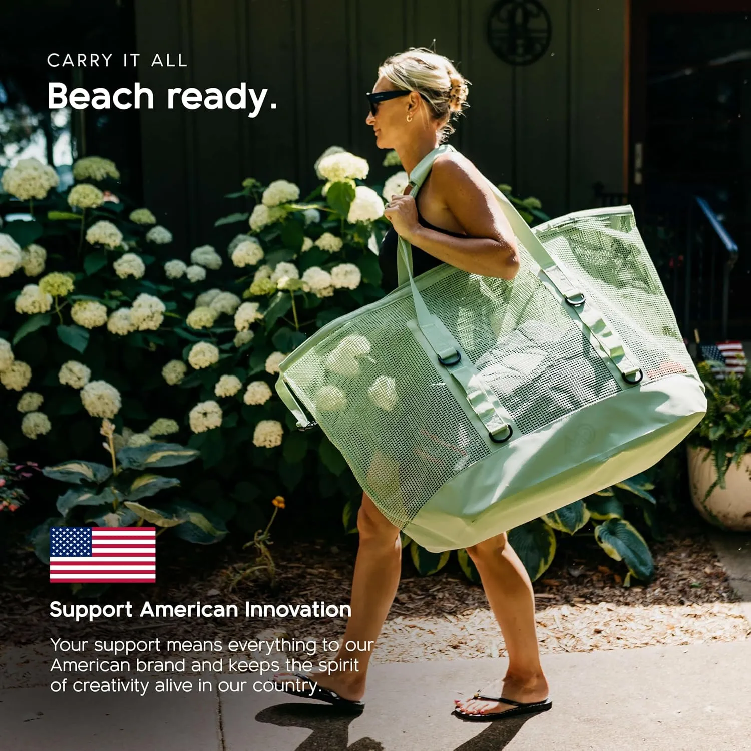 MISSION Boat Gear CASSI Heavy-Duty Outdoor Tote and Waterproof Marine-Grade Mesh Boat Bags