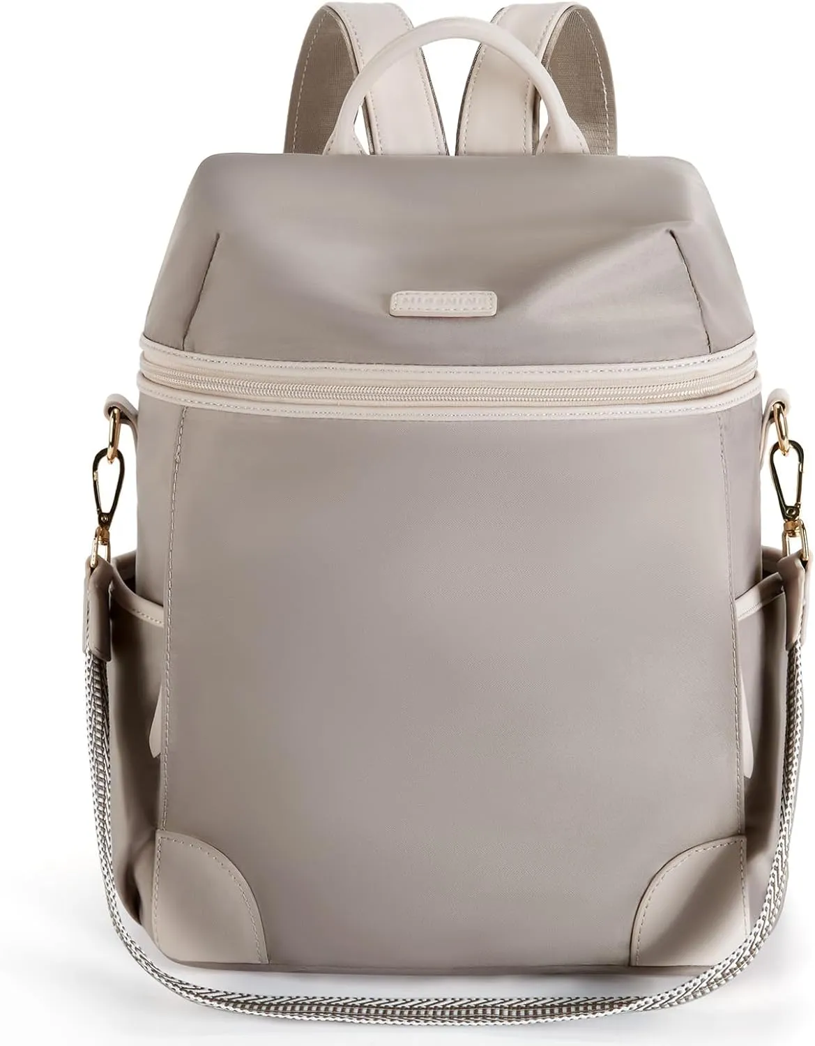 Missnine Backpack Purse for Women, Travel Backpack with Secured Zipper, Convertible Designer Satchel Bag, Lightweight Rucksack for Work, College, Gym, Hiking, Black