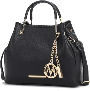 MKF Collection Tote Bag for Women, Vegan Leather Top-Handle Shoulder Bag Handbag Purse by Mia K