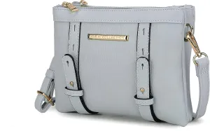 MKF Crossbody Bags for Women – PU Leather Lady Pocketbook Handbag – Side Messenger Purse, Shoulder Strap