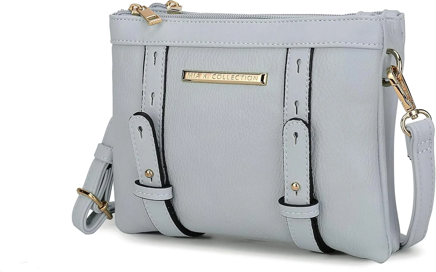 MKF Crossbody Bags for Women – PU Leather Lady Pocketbook Handbag – Side Messenger Purse, Shoulder Strap