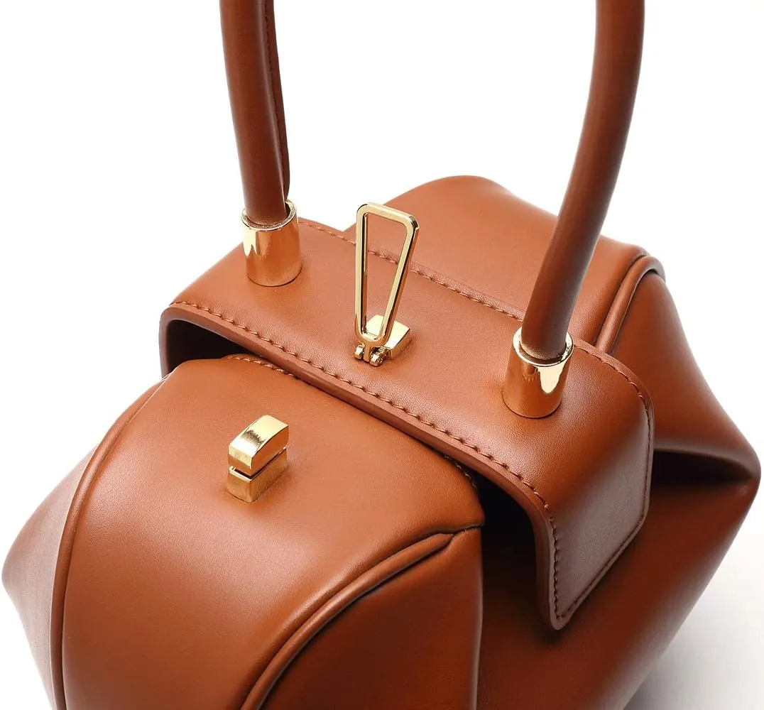 Mn&Sue Fashion Designer Women's Genuine Leather Top Handle Handbag Evening Bag Party Prom Wedding Purse