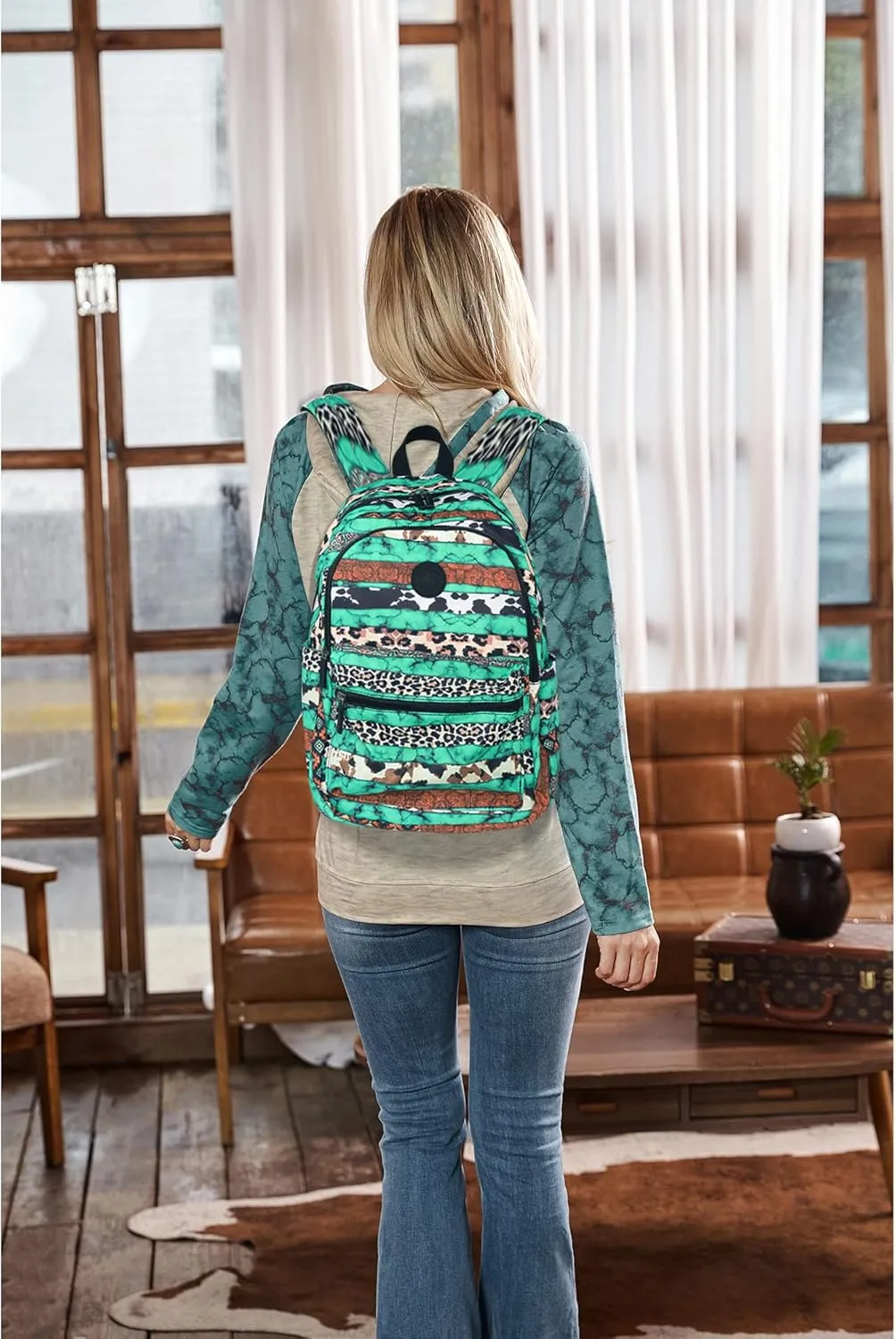 Montana West Backpack for Women Western Travel Backpack Purse Casual Daypack for Laptop College