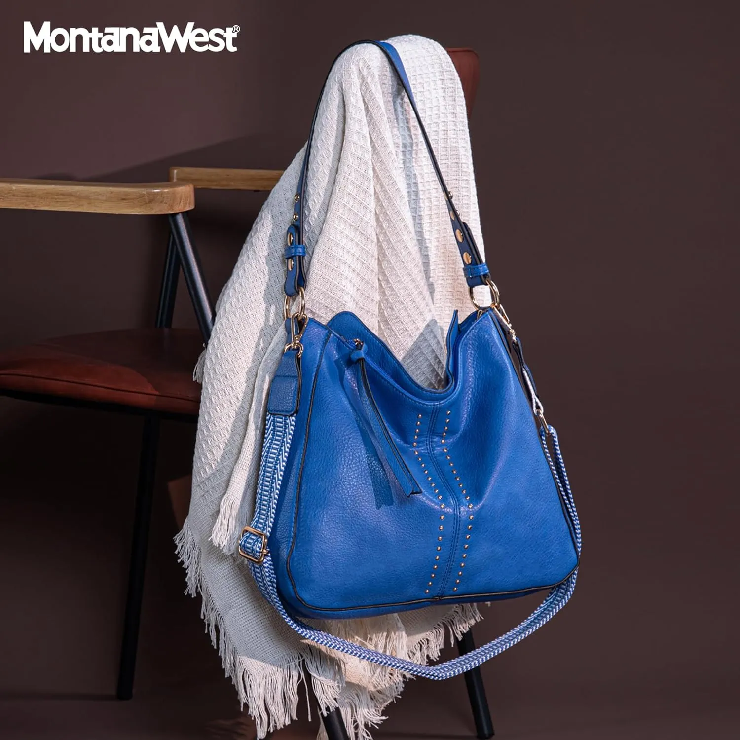 Montana West Medium Hobo Bags for Women Top Handle Satchel Shoulder Purse Bucket Handbag