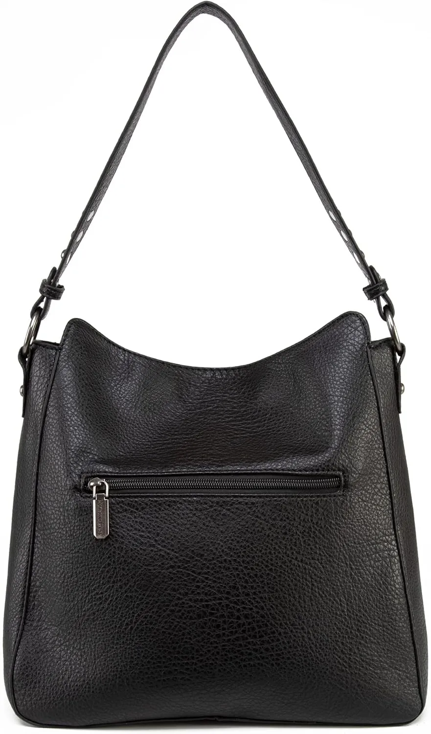 Montana West Medium Hobo Bags for Women Top Handle Satchel Shoulder Purse Bucket Handbag