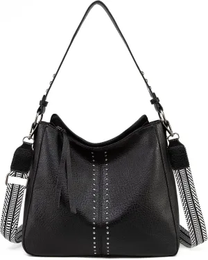 Montana West Medium Hobo Bags for Women Top Handle Satchel Shoulder Purse Bucket Handbag