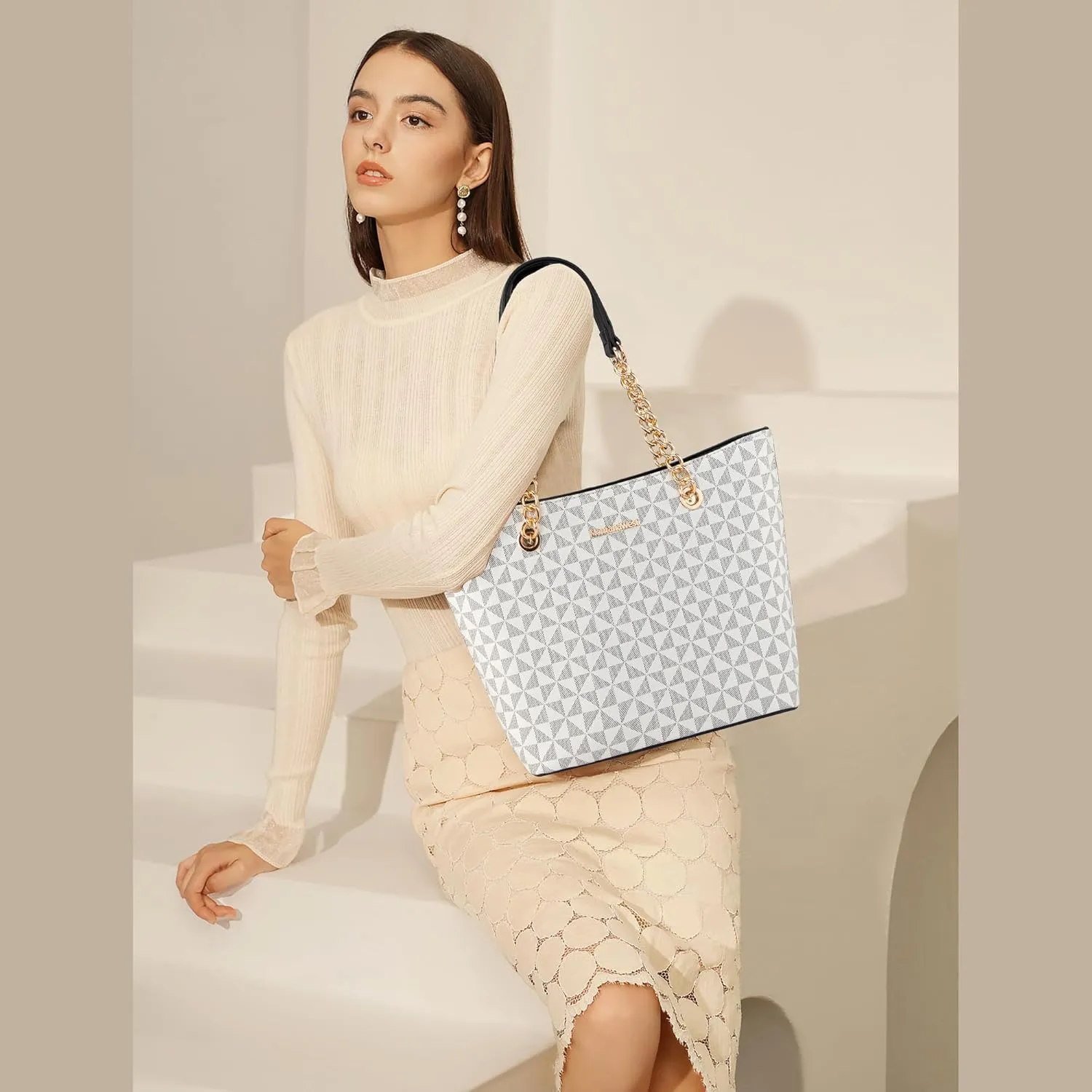 Montana West Tote Bag for Women Chain Top-handle Handbags